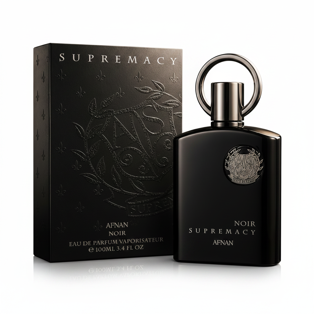 Afnan Supremacy Noir – 3/4 Angle