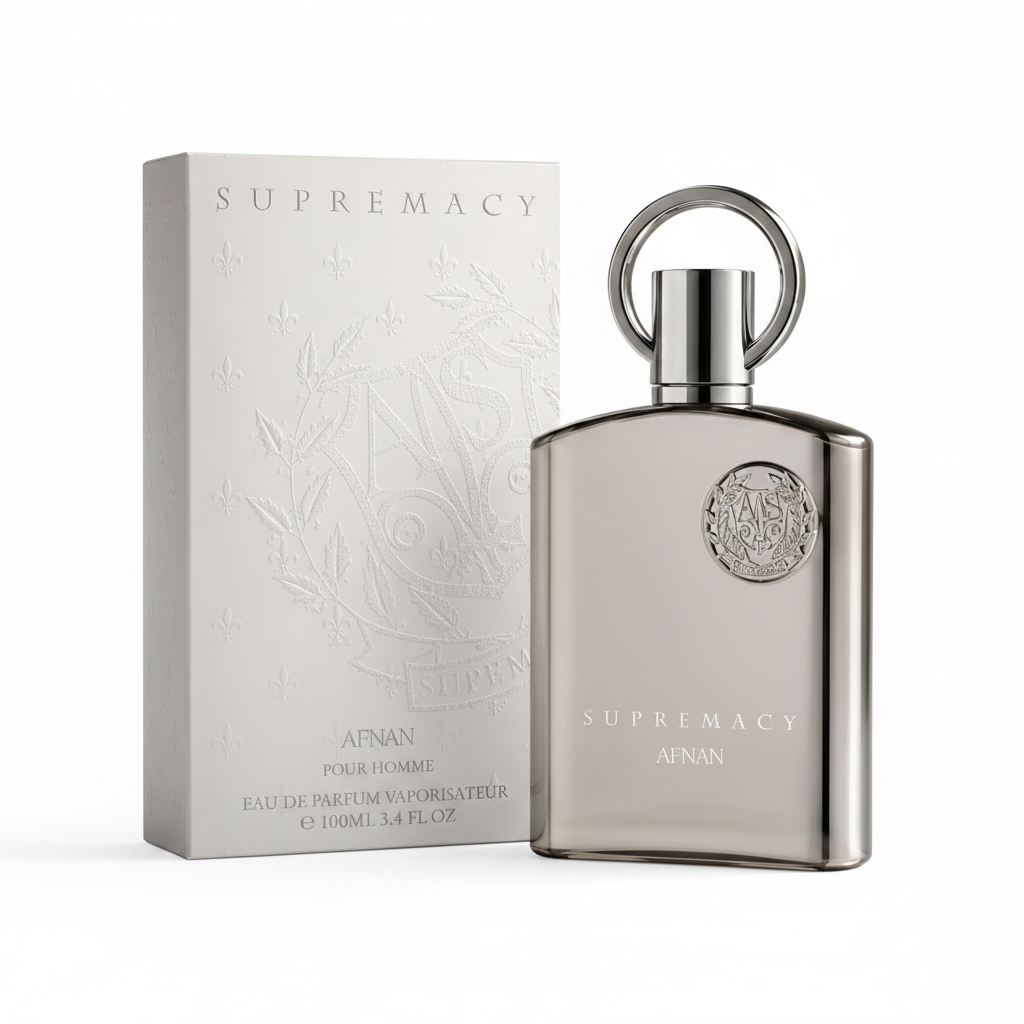 Afnan Supremacy Silver – 3/4 Angle
