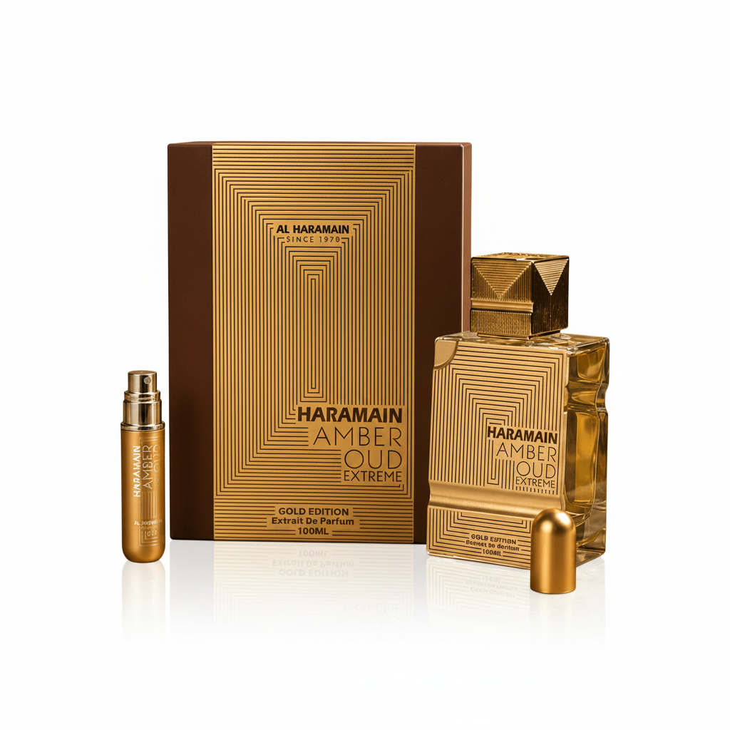 Al Haramain Amber Oud Extreme Gold – 3/4 Angle