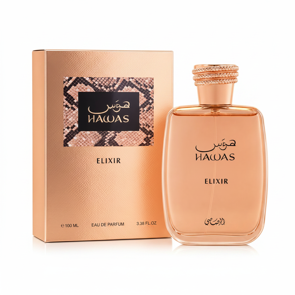 Rasasi Hawas Elixir – 3/4 Angle