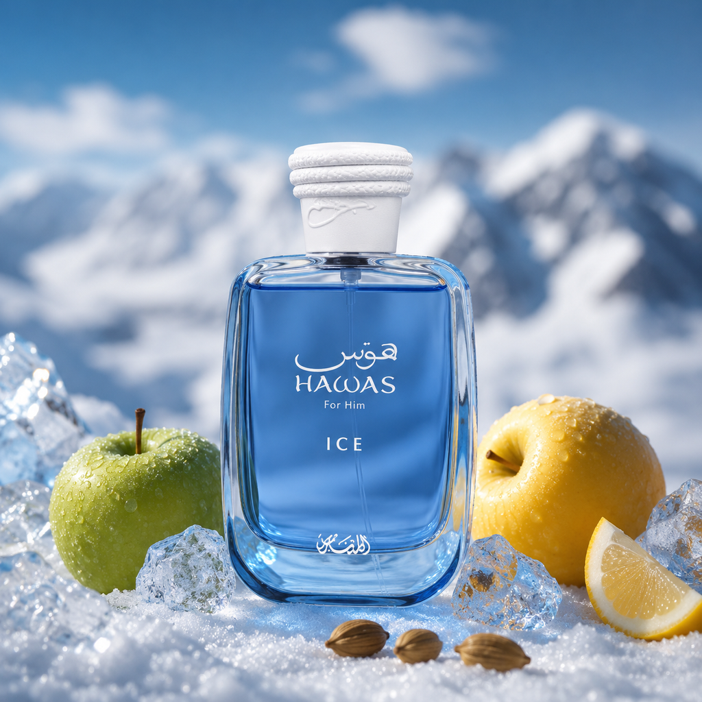 Rasasi Hawas Ice - 3.4 oz EDP for Men